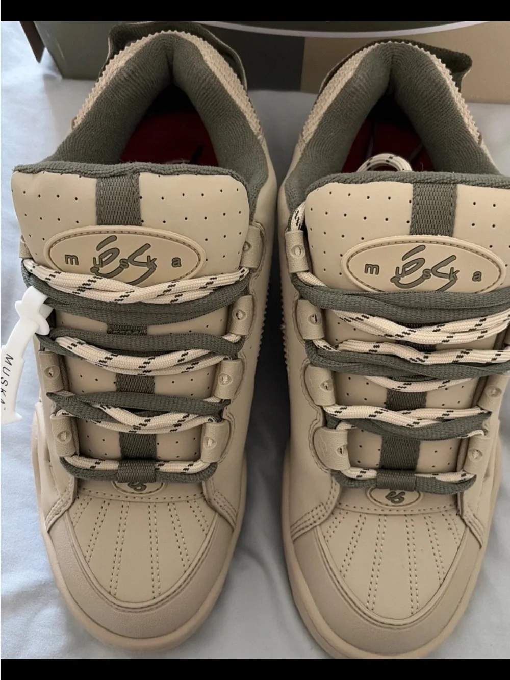 New Autographed 1997 reissue ES Chad Muska black tan green men’s shoes size 10.5